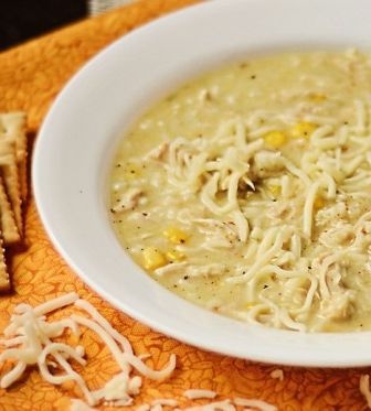 Creamy Green Chile Enchilada Soup