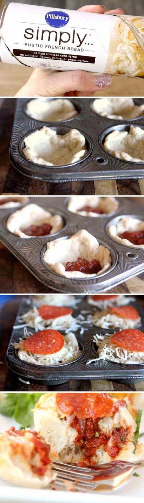 Deep Dish Pizza Cups