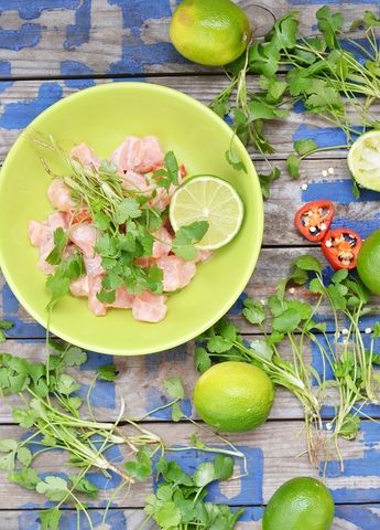 Tilapia Ceviche with Shrimp