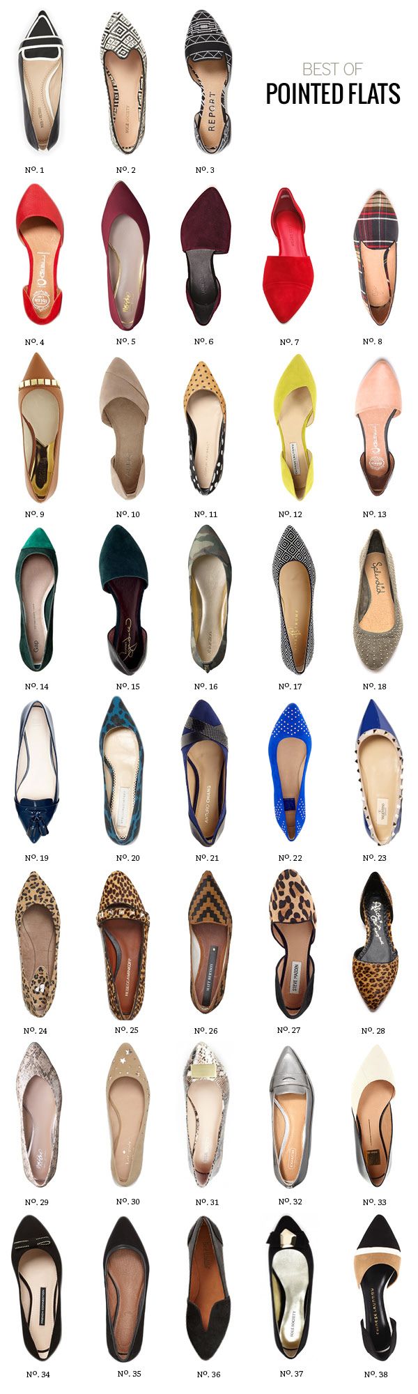 Best Of: Pointed Flats for Fall, and they're so cute!