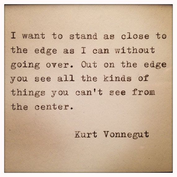Kurt Vonnegut Quote Made On Typewriter by WhiteCellarDoor on Etsy, $9.00