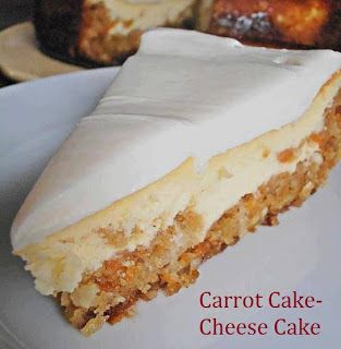 Now You Can Pin It!: Carrot Cake Cheese Cake
