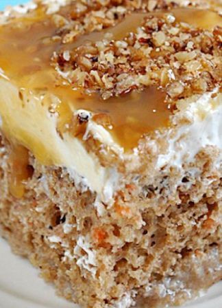 Better Than Easter… Carrot Cake Poke Cake