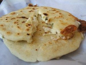 Chicharrón pupusas recipe image. Not Rican food El Salvadorian food...delish