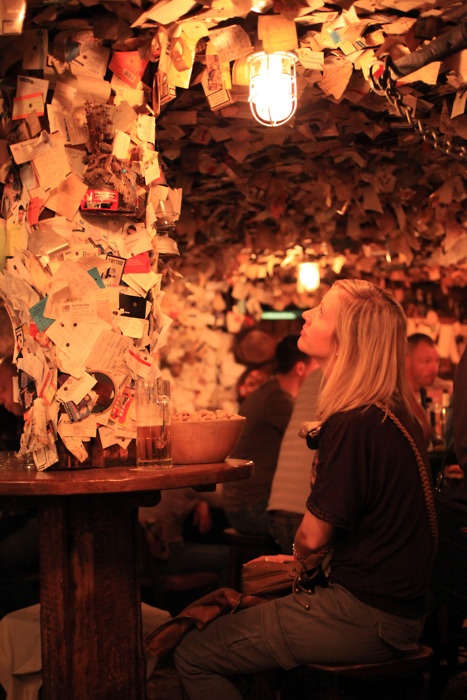 Budapest....Bar with a 1000 notes
