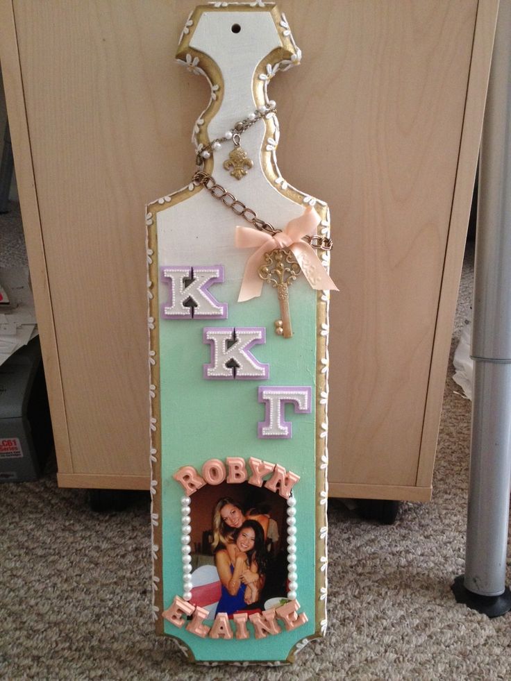 Sorority Paddles- Kappa Kappa Gamma #Greek #DIY #SomethingGreek