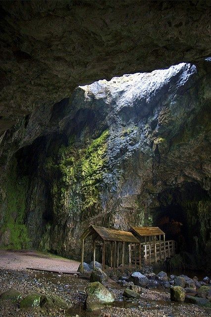 Smoo Cave, Scotland #travel #Scotland