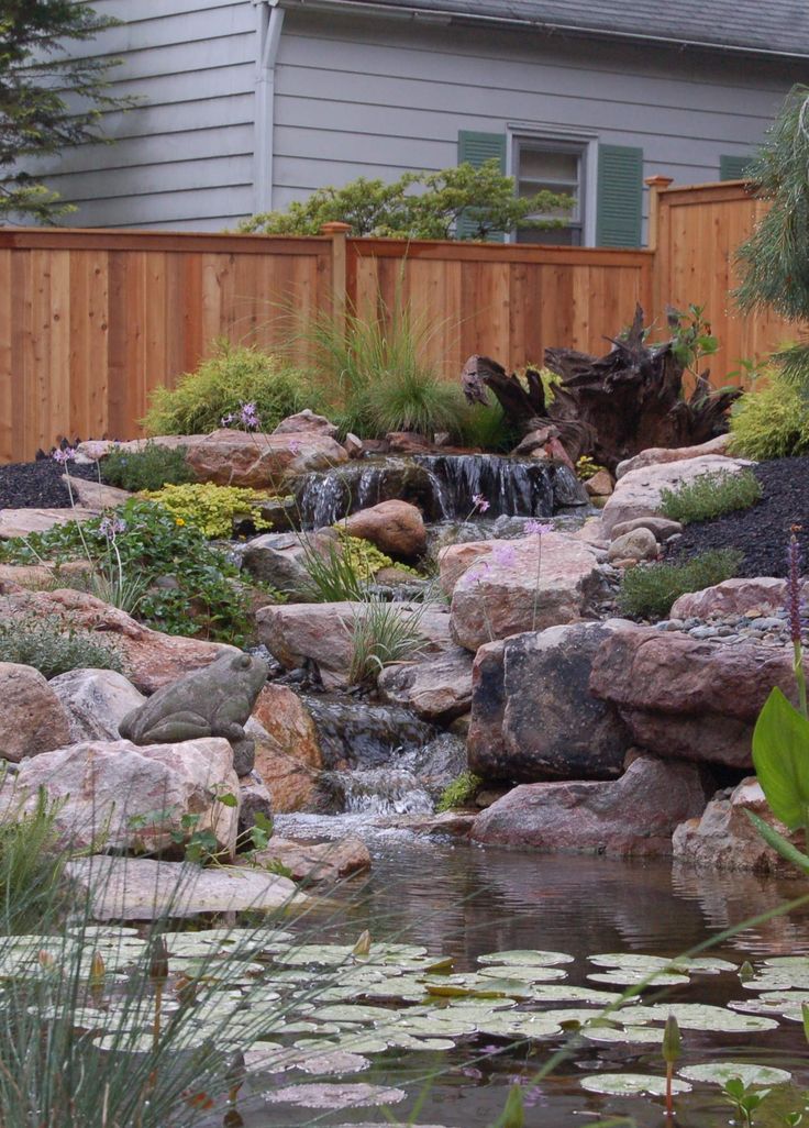 Pinspiration - 90 Stylish Backyard & Garden Waterfalls - Style Estate -