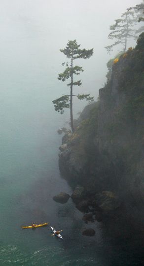 Washington State Coast.  This has to be one of the most beautiful places I"ve ever seen.  I loved the water, the mountains, the fog, and the oh so distance moan of the light house's fog horn.  Such a storybook setting for so many adventures!