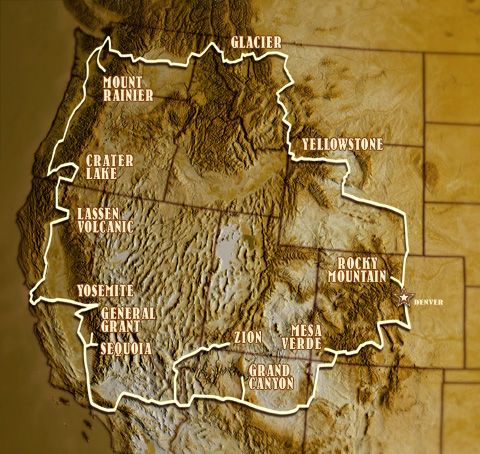 The National Park-to-Park Highway; been to most of these, but there were a couple missed that I would like to see.