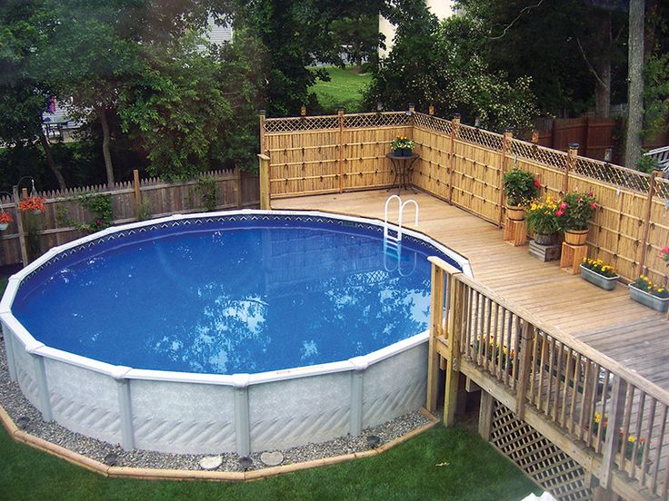 amazing above ground swimming pool landscaping ideas for backyard