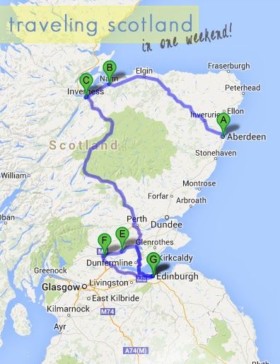Roadtrip through Scotland in 2 days!