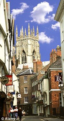 The historic city of York, England (York has a mystical magical air about it).